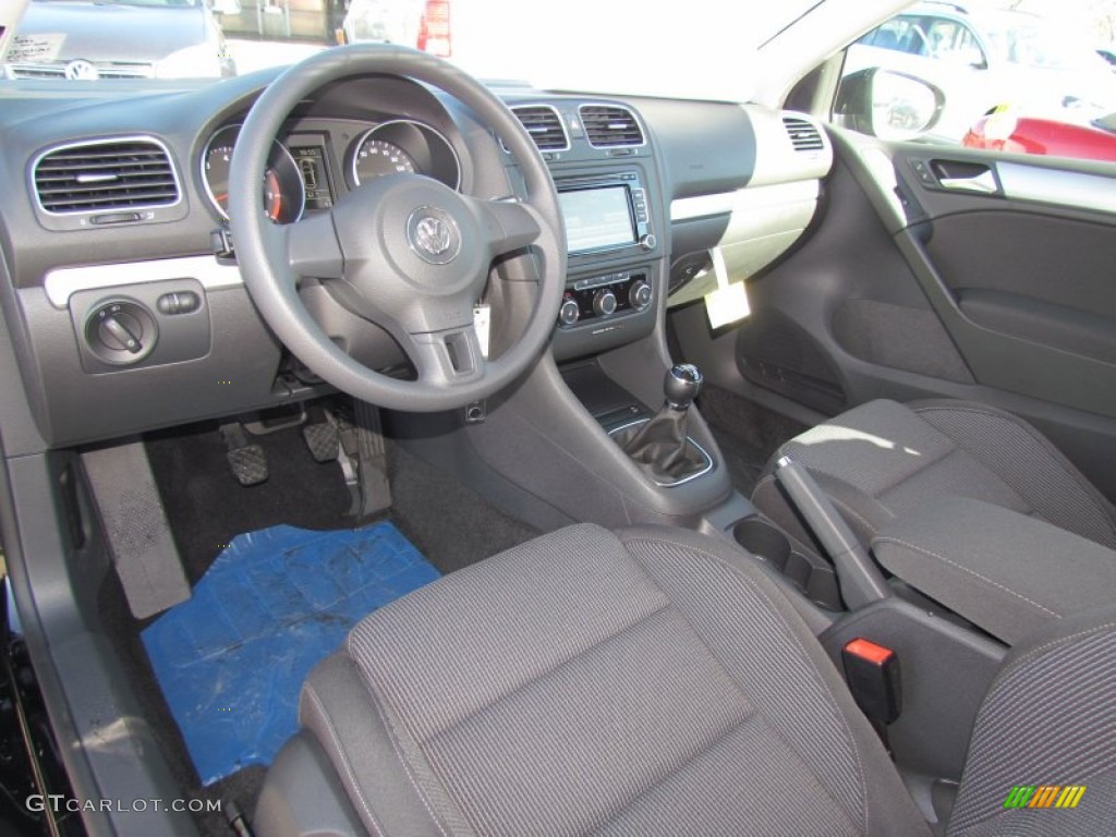 Titan Black Interior 2012 Volkswagen Golf 2 Door Photo #58850593