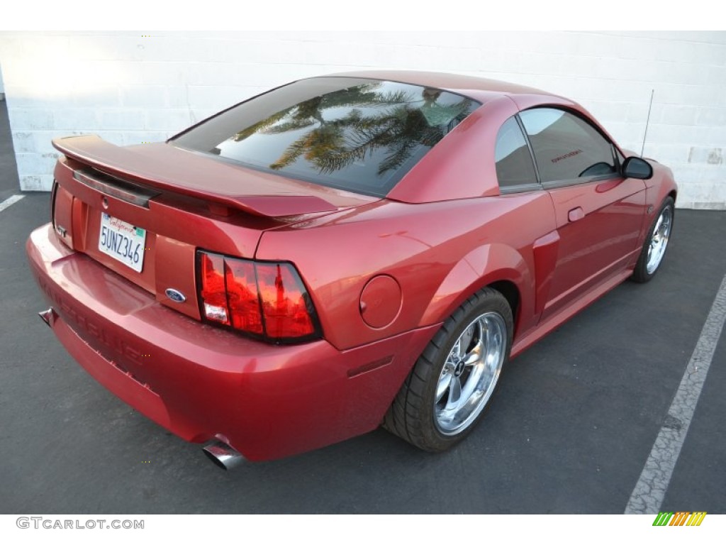 2001 Mustang GT Coupe - Laser Red Metallic / Dark Charcoal photo #6