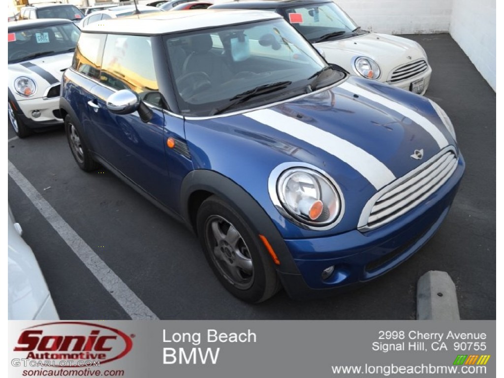 2009 Cooper Hardtop - Lightning Blue Metallic / Black/Grey photo #1