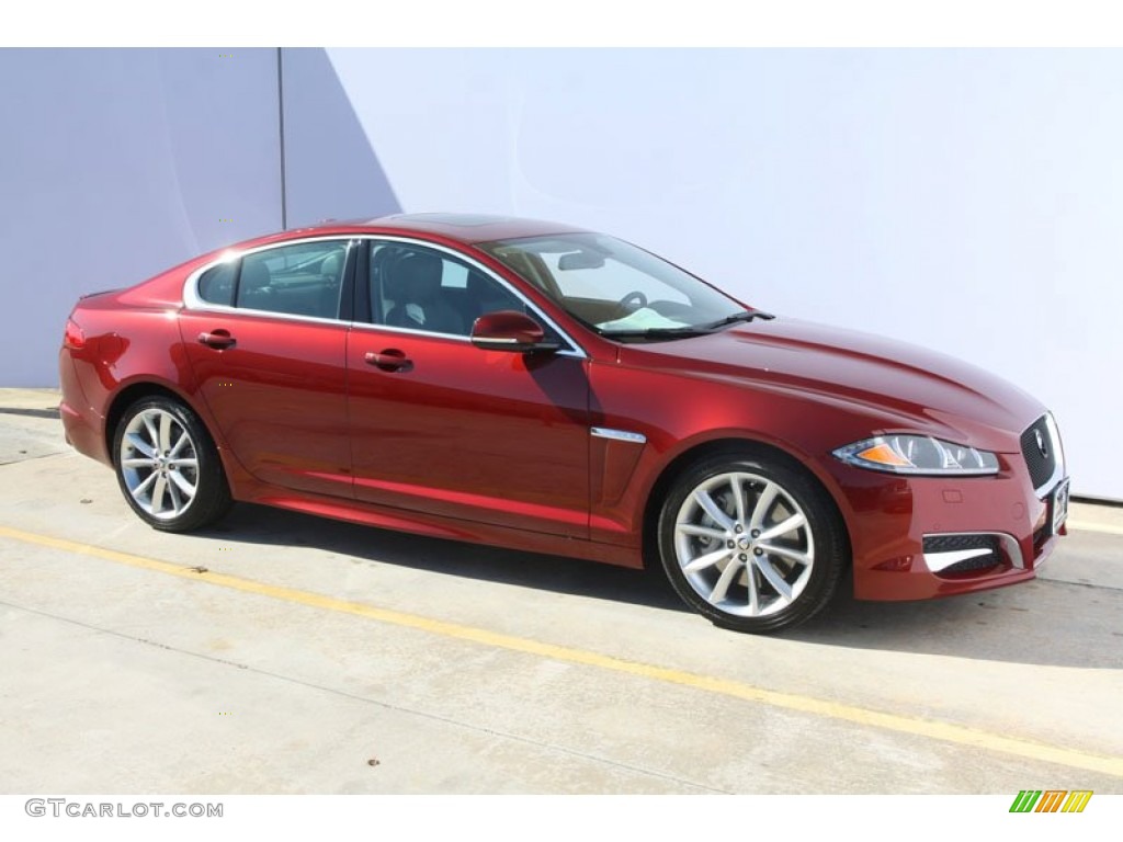 Claret Red Metallic 2012 Jaguar XF Portfolio Exterior Photo #58851161