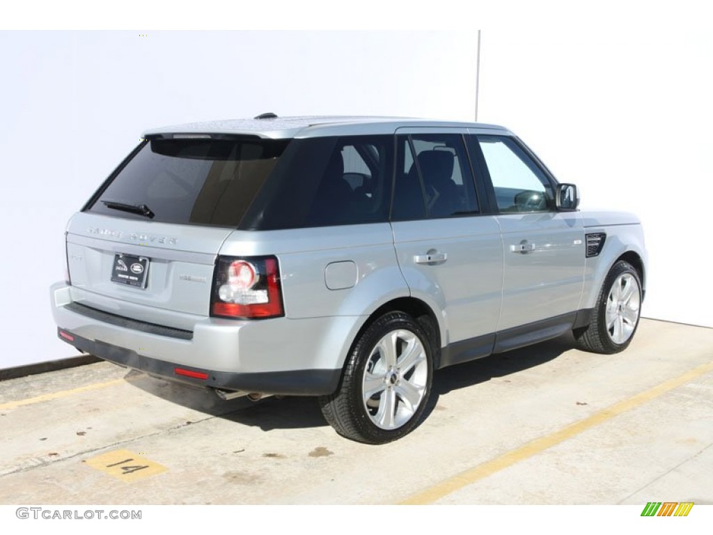 2012 Range Rover Sport HSE LUX - Indus Silver Metallic / Ebony photo #3