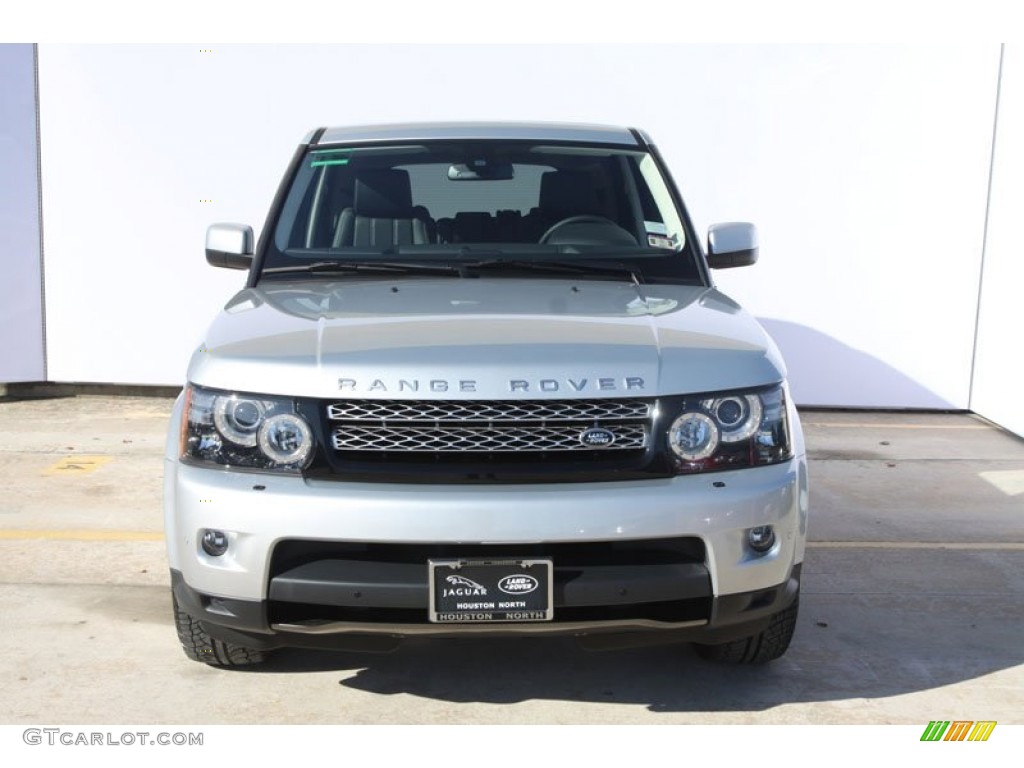 2012 Range Rover Sport HSE LUX - Indus Silver Metallic / Ebony photo #7