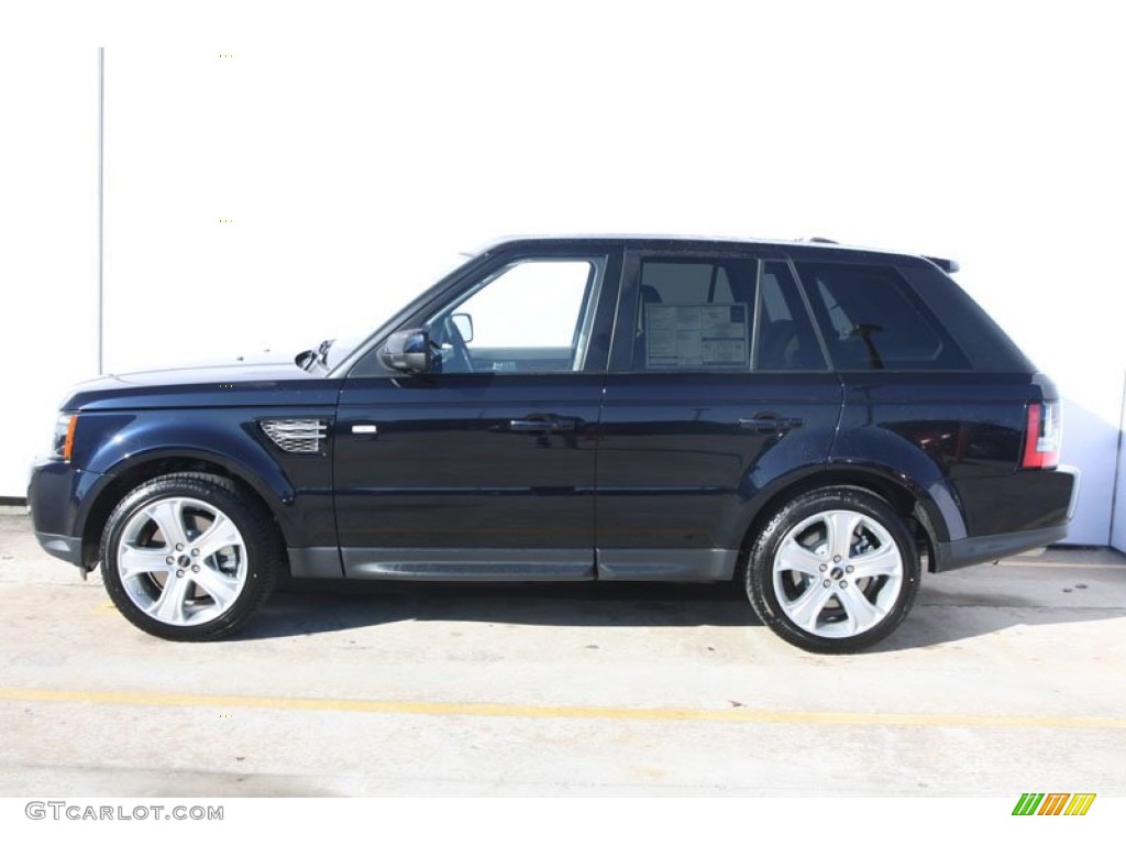 Buckingham Blue Metallic 2012 Land Rover Range Rover Sport HSE LUX Exterior Photo #58851348