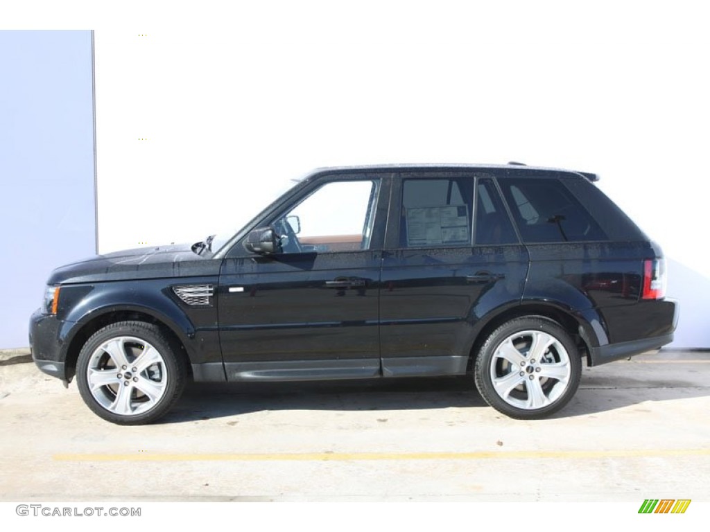 Santorini Black Metallic 2012 Land Rover Range Rover Sport HSE LUX Exterior Photo #58851427
