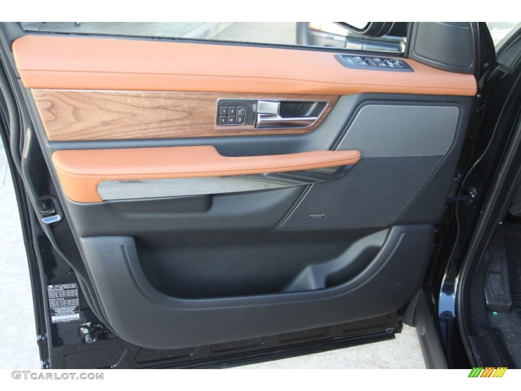 2012 Land Rover Range Rover Sport HSE LUX Tan Door Panel Photo #58851442