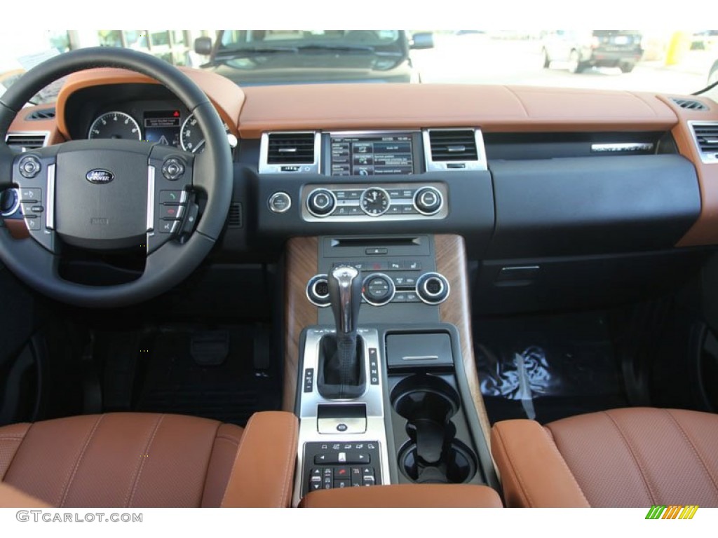 2012 Land Rover Range Rover Sport HSE LUX Tan Dashboard Photo #58851448
