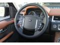 2012 Land Rover Range Rover Sport Tan Interior Steering Wheel Photo