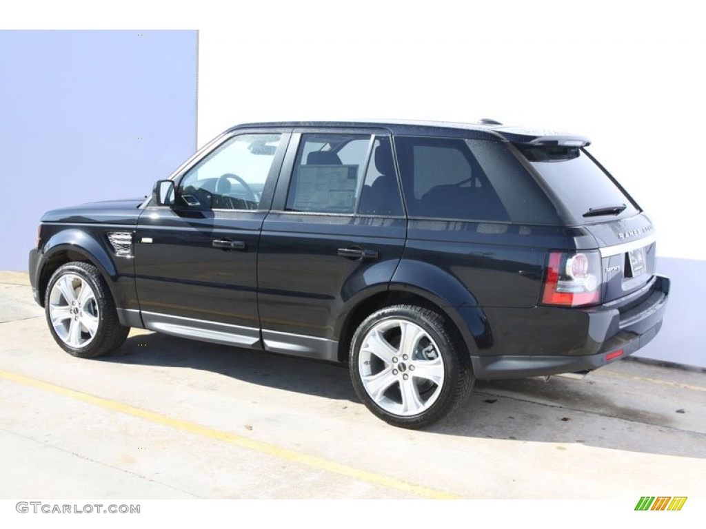 Santorini Black Metallic 2012 Land Rover Range Rover Sport HSE LUX Exterior Photo #58851514