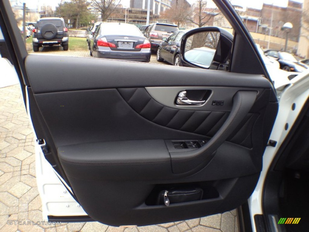 2011 Infiniti FX 35 AWD Graphite Door Panel Photo #58851619