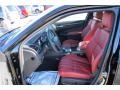 Black/Radar Red 2012 Chrysler 300 S V6 Interior Color