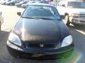 2002 Nighthawk Black Pearl Honda Civic LX Coupe  photo #1