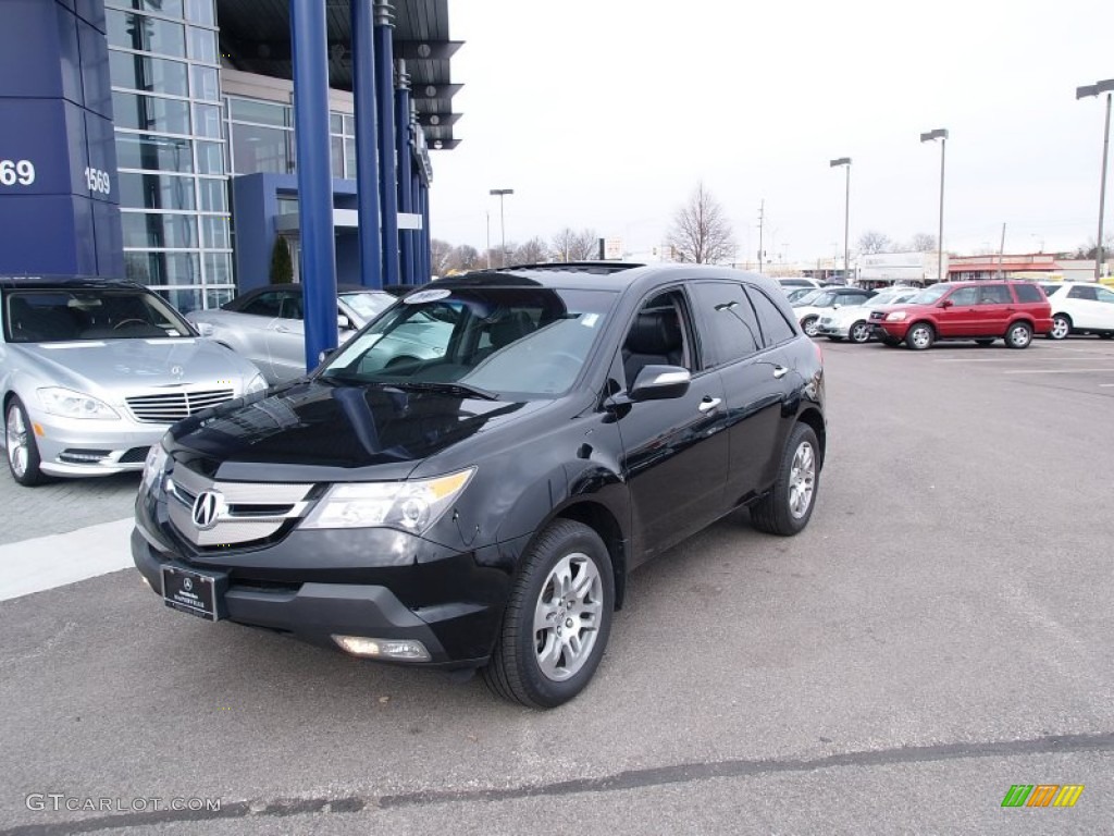 2007 MDX Technology - Formal Black Pearl / Ebony photo #1