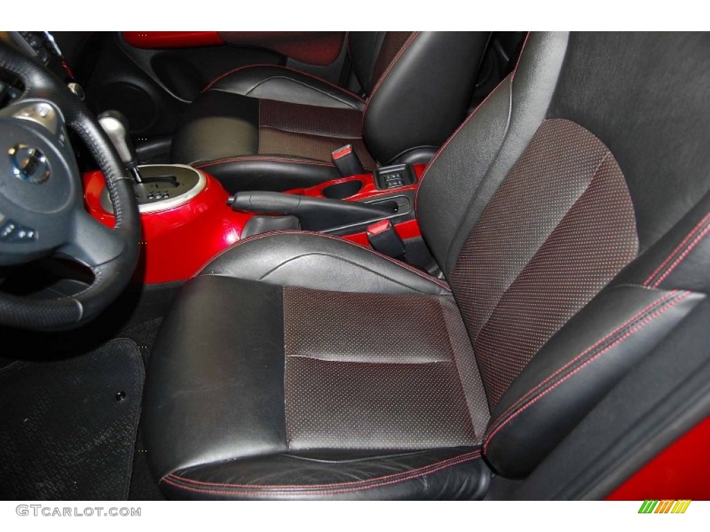 Black/Red w/Red Trim Interior 2011 Nissan Juke SL Photo #58856047