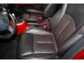 Black/Red w/Red Trim 2011 Nissan Juke SL Interior Color