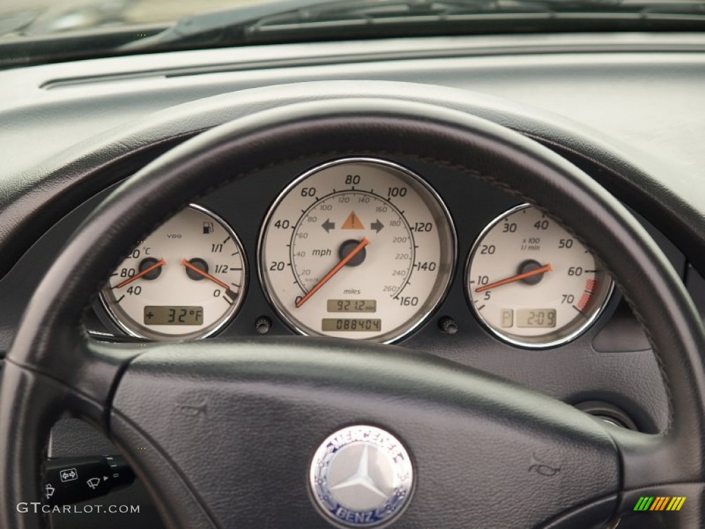 2002 Mercedes-Benz SLK 230 Kompressor Roadster Gauges Photo #58856602