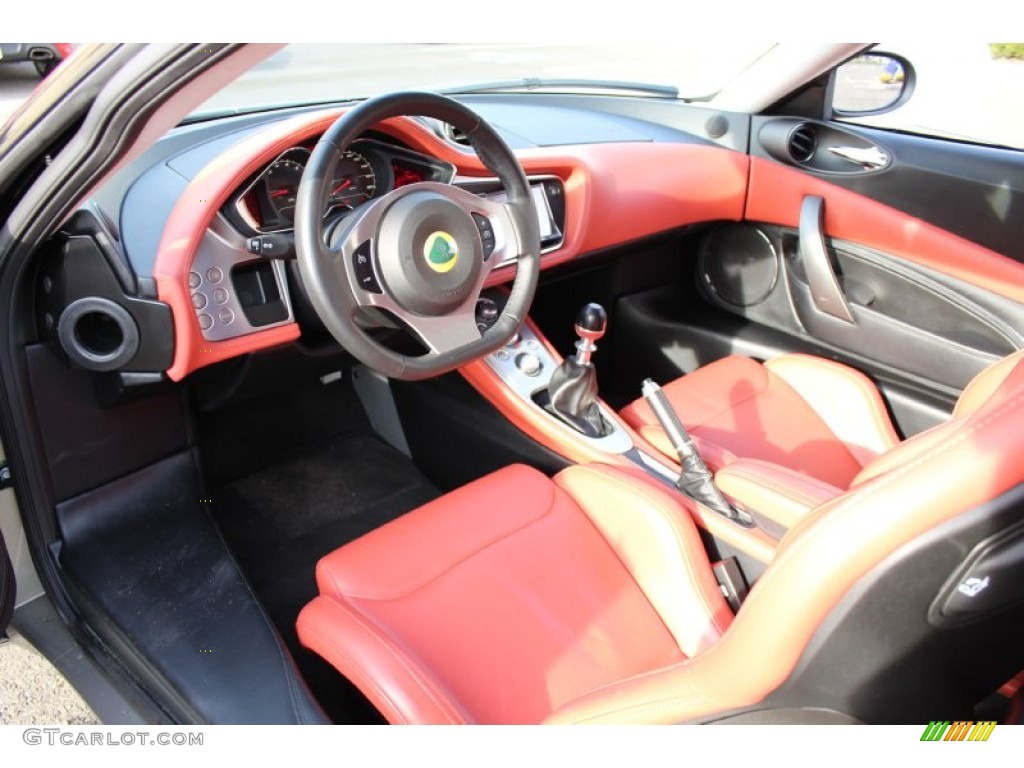 Paprika Interior 2011 Lotus Evora S Coupe Photo #58857691