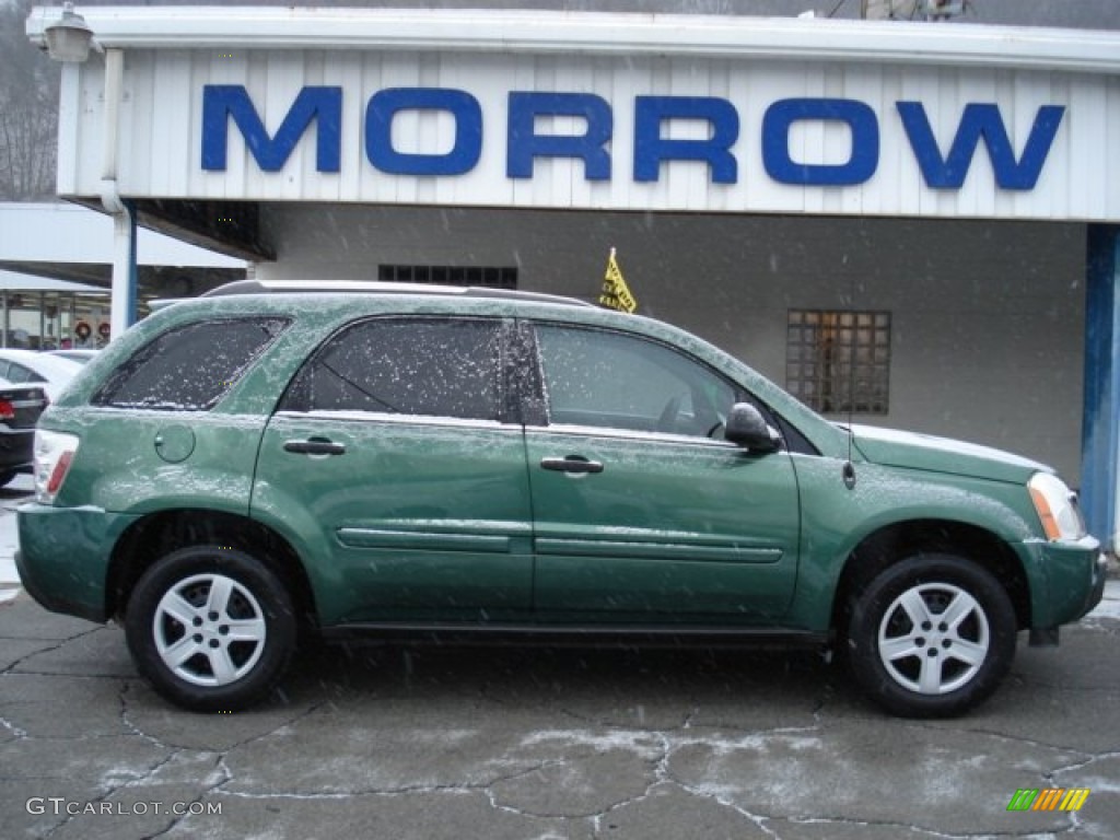 2005 Equinox LS - Meander Green Metallic / Light Gray photo #1