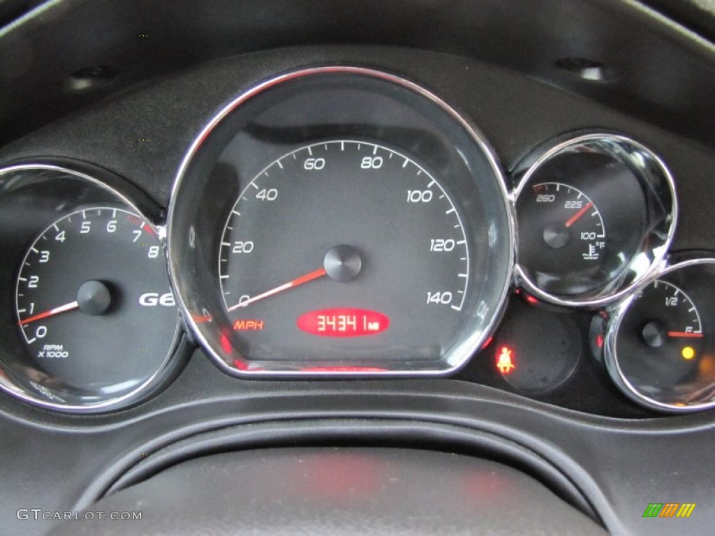 2008 Pontiac G6 GXP Coupe Gauges Photos