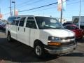 Summit White - Express LT 3500 Extended Passenger Van Photo No. 3
