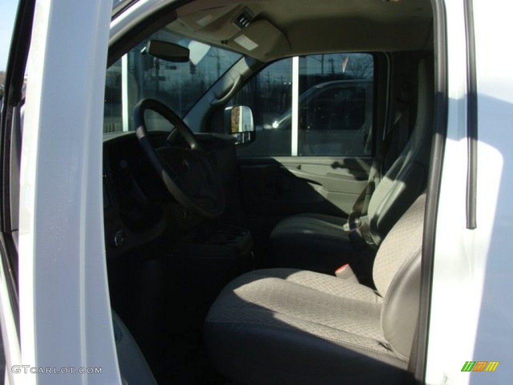 2011 Express LT 3500 Extended Passenger Van - Summit White / Neutral photo #7