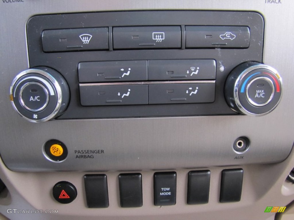 2008 Nissan Titan XE Crew Cab 4x4 Controls Photo #58860271