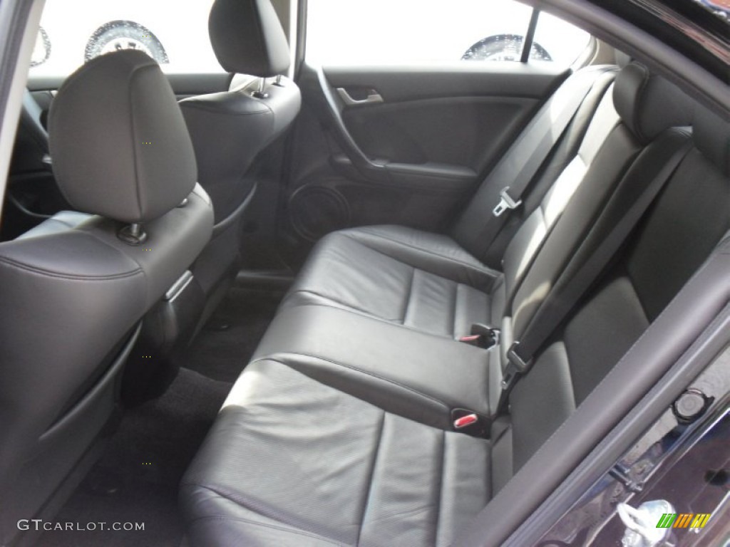 Ebony Interior 2010 Acura TSX Sedan Photo #58860351