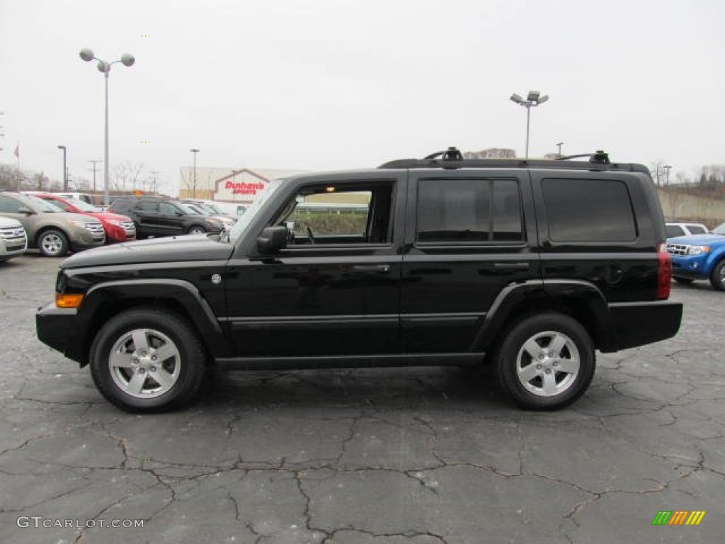 Black 2006 Jeep Commander 4x4 Exterior Photo #58860427