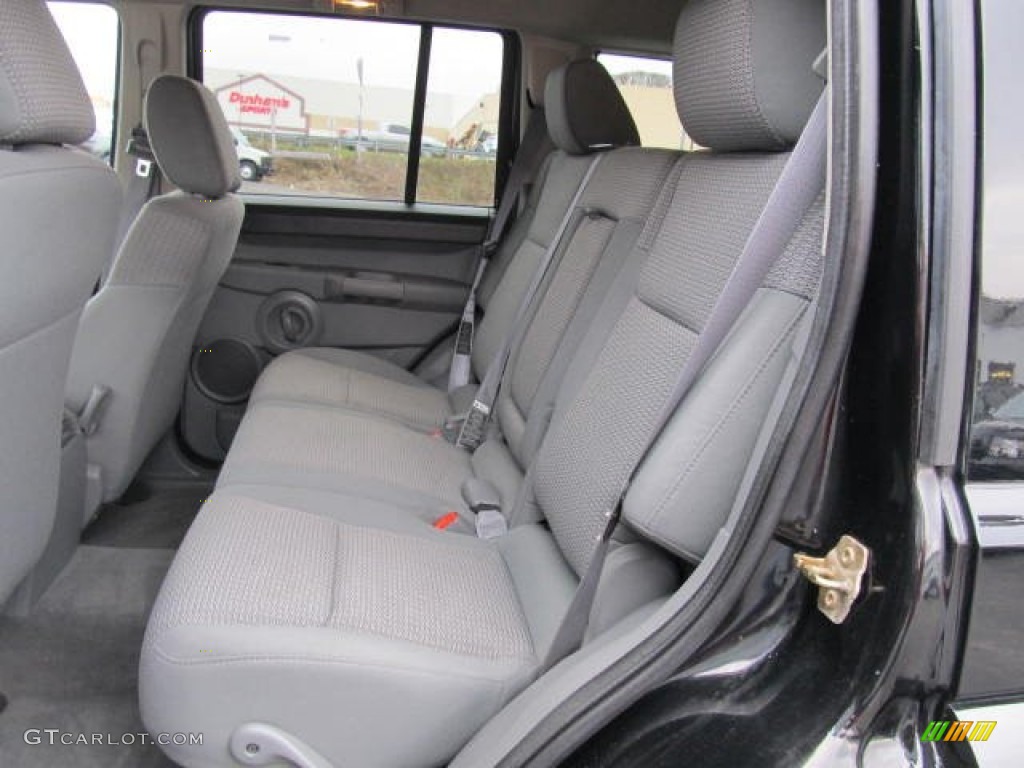Medium Slate Gray Interior 2006 Jeep Commander 4x4 Photo #58860483