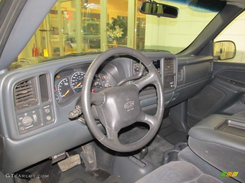 2002 Silverado 1500 LS Extended Cab 4x4 - Dark Carmine Red Metallic / Graphite Gray photo #15