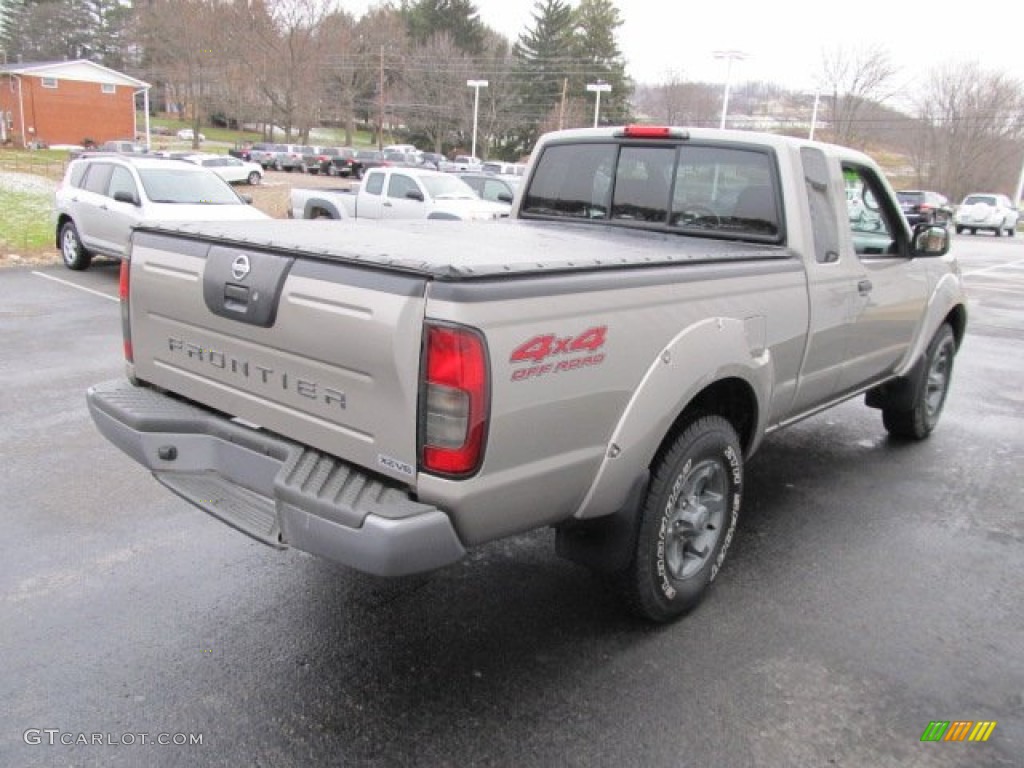 Sand Dune Metallic 2004 Nissan Frontier XE V6 King Cab 4x4 Exterior Photo #58860778