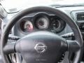 Gray 2004 Nissan Frontier XE V6 King Cab 4x4 Steering Wheel