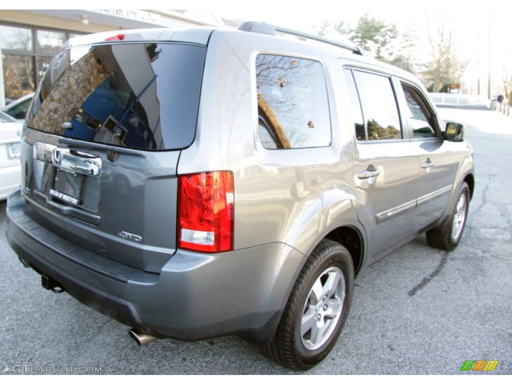 2009 Pilot EX 4WD - Sterling Gray Metallic / Gray photo #5