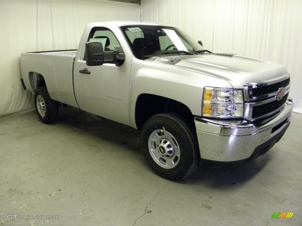 2012 Silverado 2500HD Work Truck Regular Cab - Silver Ice Metallic / Dark Titanium photo #1