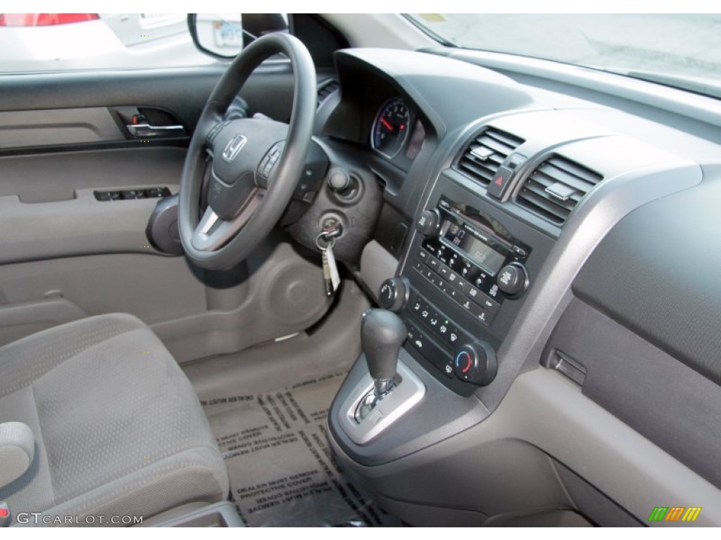 2009 CR-V EX 4WD - Taffeta White / Gray photo #5