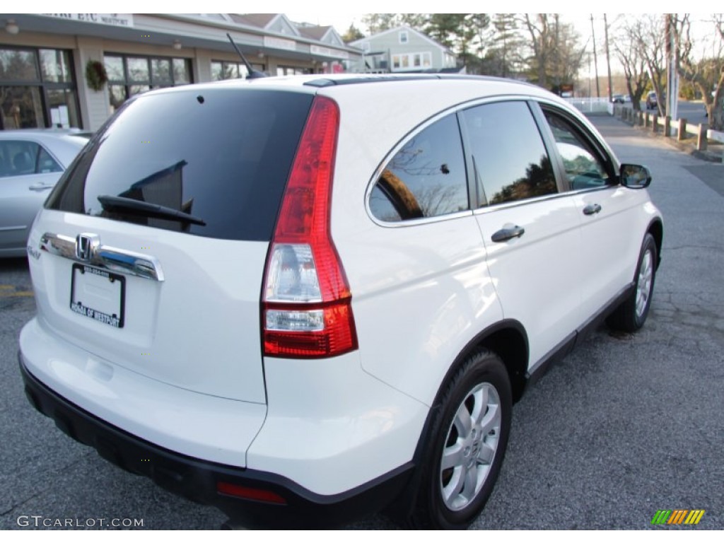 2009 CR-V EX 4WD - Taffeta White / Gray photo #6