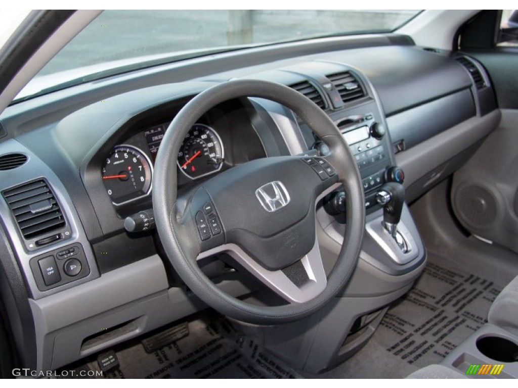 2009 CR-V EX 4WD - Taffeta White / Gray photo #13