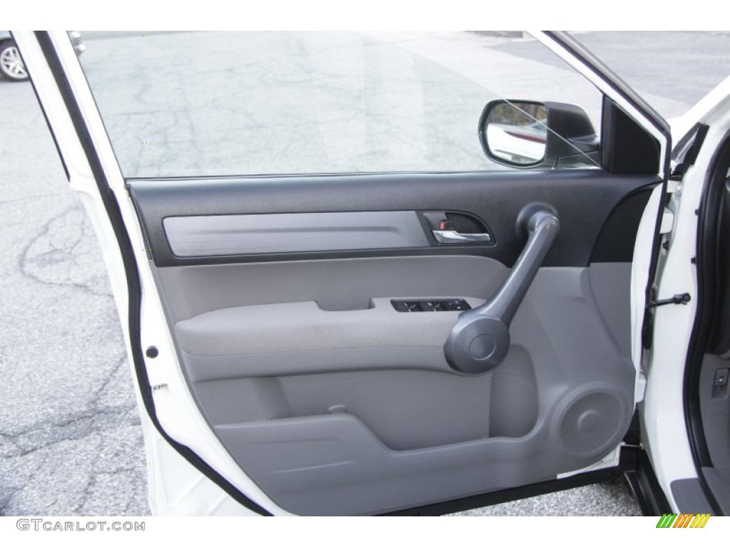 2009 CR-V EX 4WD - Taffeta White / Gray photo #14