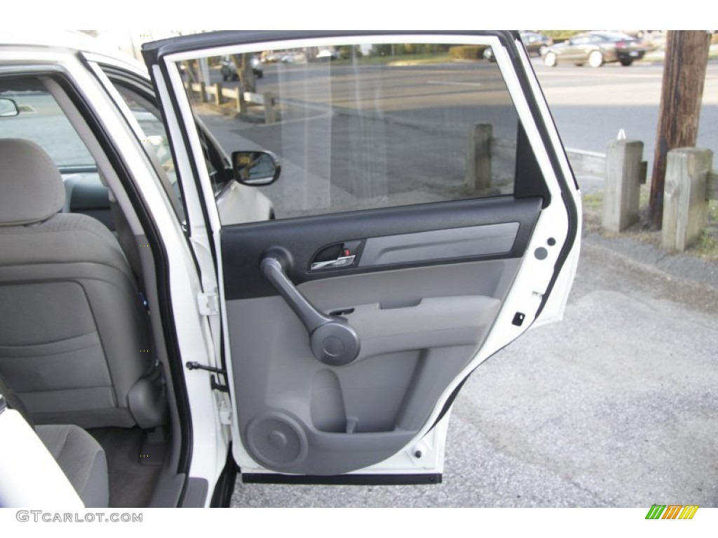 2009 CR-V EX 4WD - Taffeta White / Gray photo #15