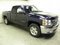 2012 Imperial Blue Metallic Chevrolet Silverado 1500 LT Extended Cab 4x4  photo #1