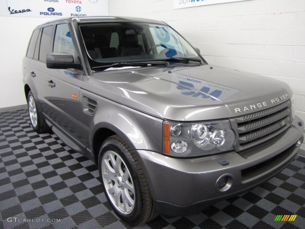 2008 Range Rover Sport HSE - Stornoway Grey Metallic / Ebony Black photo #1