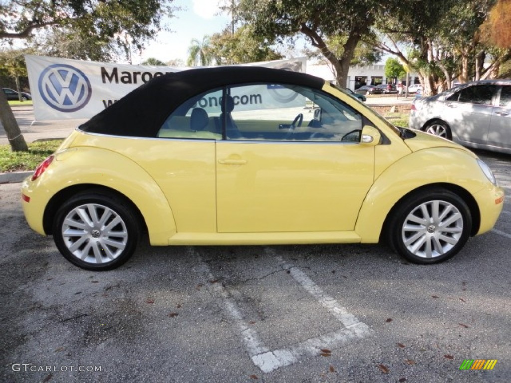 2008 Sunflower Yellow Volkswagen New Beetle Se Convertible 58853262