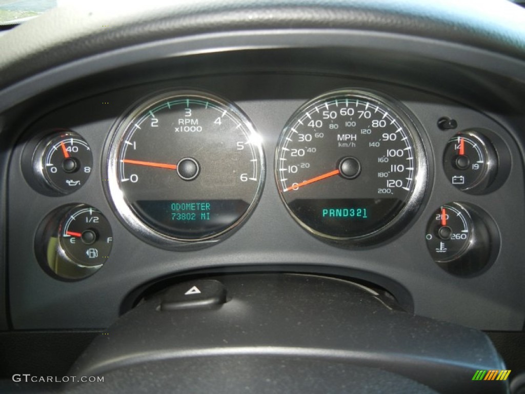 2008 GMC Sierra 1500 SLT Crew Cab 4x4 Gauges Photo #58863390