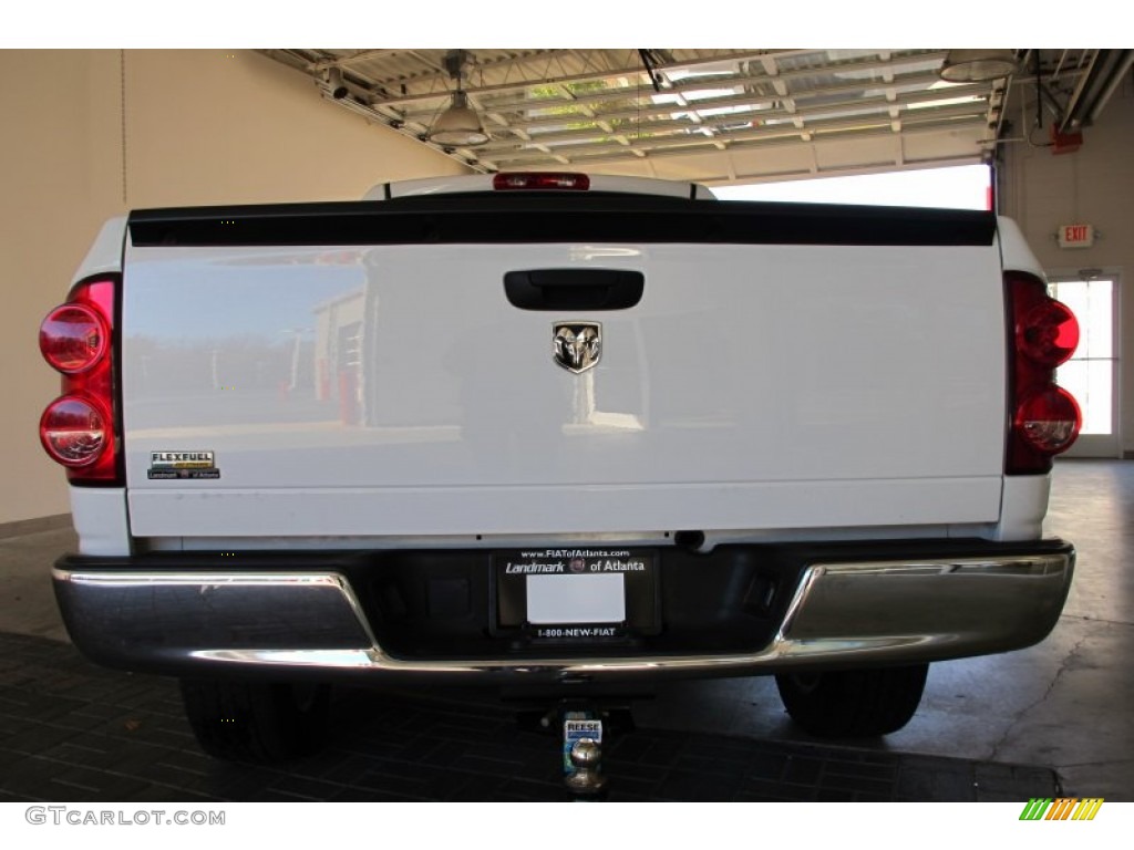 2008 Ram 1500 ST Quad Cab - Bright White / Khaki photo #4