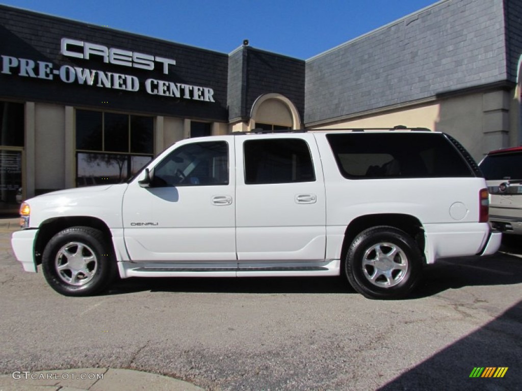 2002 Yukon XL Denali AWD - Summit White / Sandstone photo #1