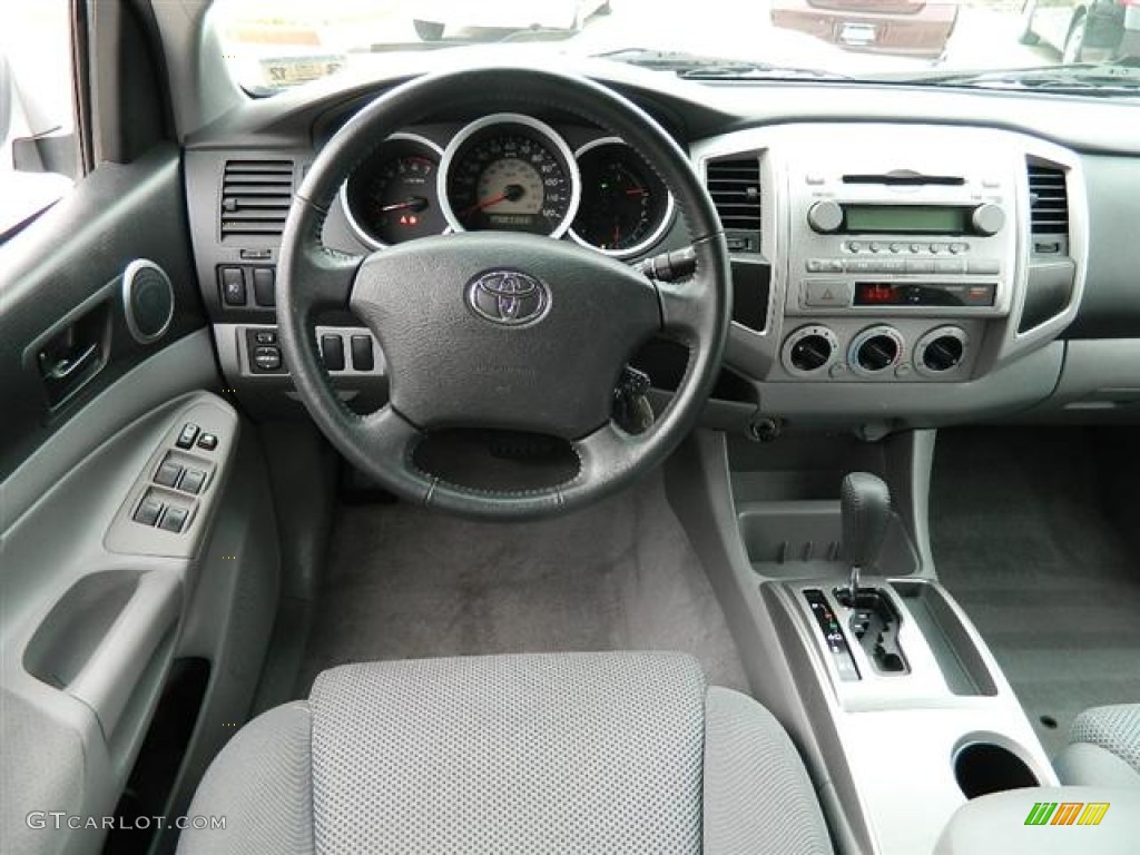 2008 Toyota Tacoma V6 PreRunner TRD Sport Double Cab Graphite Gray Dashboard Photo #58865245