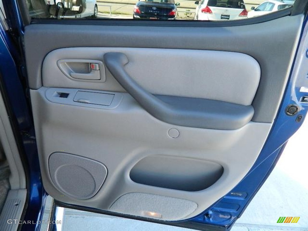 2006 Toyota Tundra Darrell Waltrip Double Cab Light Charcoal Door Panel Photo #58865458