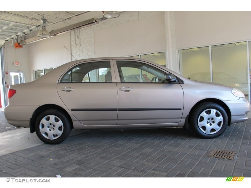 2003 Corolla CE - Sandrift Metallic / Pebble Beige photo #6