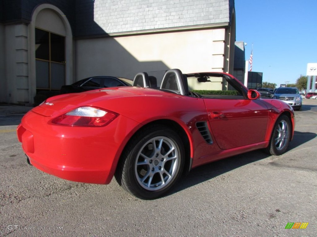 2008 Boxster  - Guards Red / Cocoa Brown photo #4