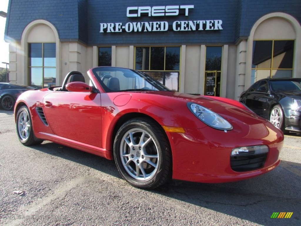 2008 Boxster  - Guards Red / Cocoa Brown photo #6