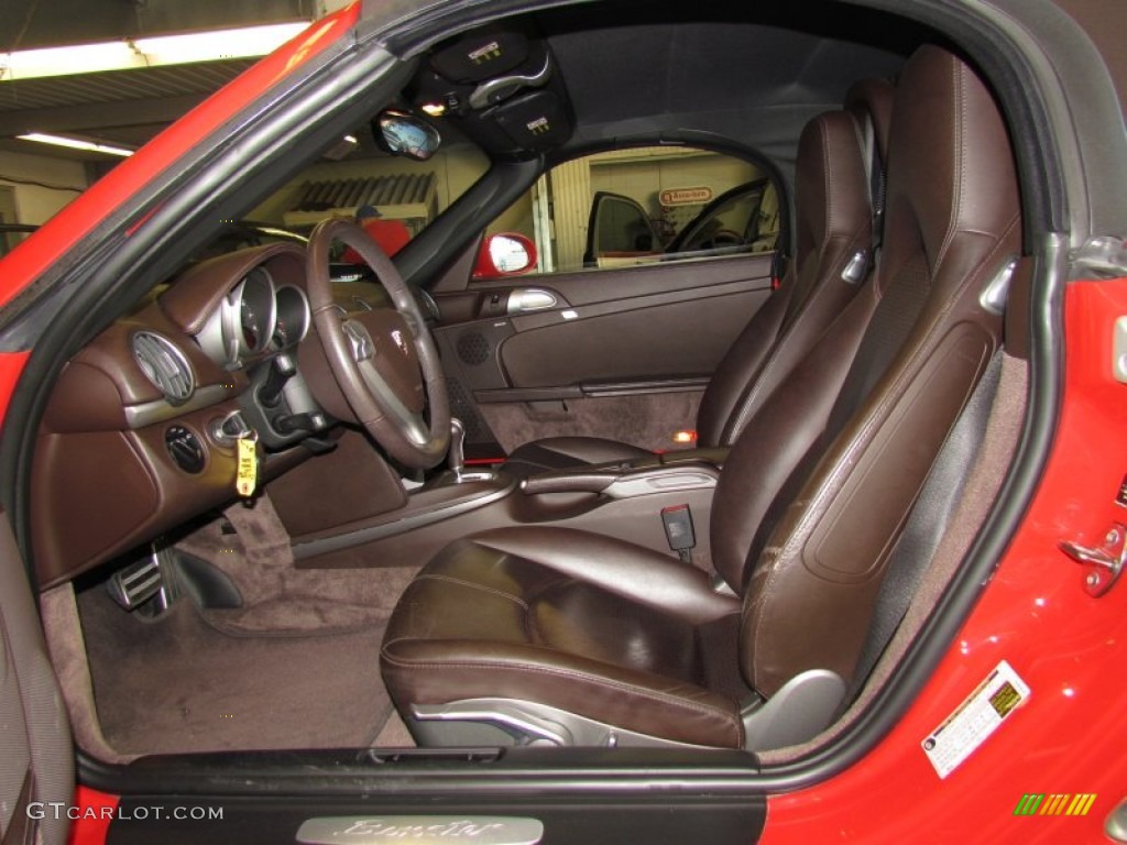 2008 Boxster  - Guards Red / Cocoa Brown photo #9